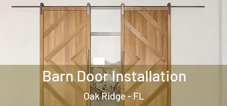 Barn Door Installation Oak Ridge - FL